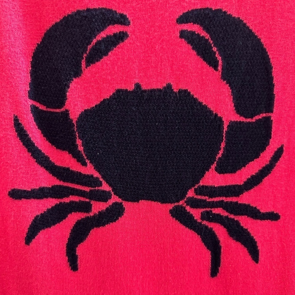 Talbots Women's Pink Fuchsia Crab Sweater Sz 3Xp - Picture 5 of 7